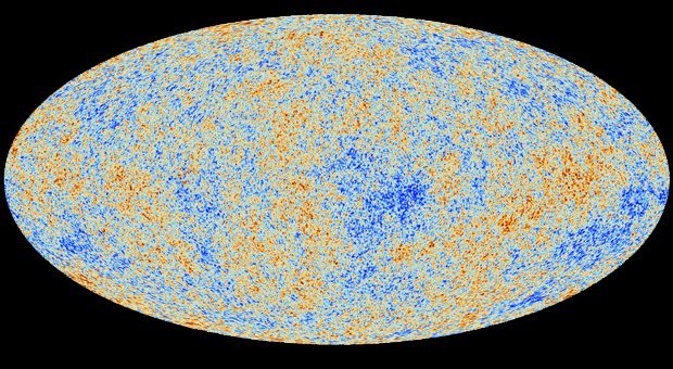 Voici l'image de l'univers reconstitué à partir des données du super satellite "Planck". (© ESA and the Planck Collaboration)