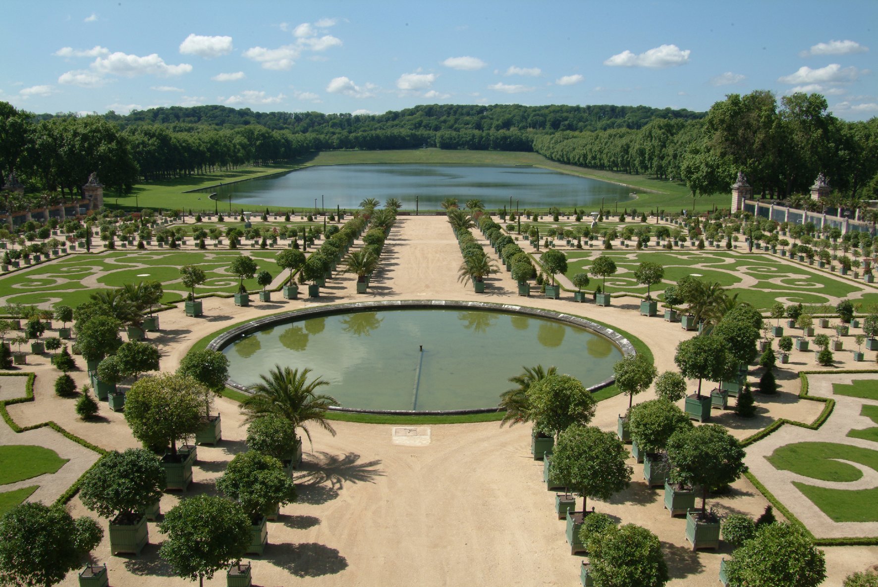 Vue du jardin de Versailles (© Christian Milet) 