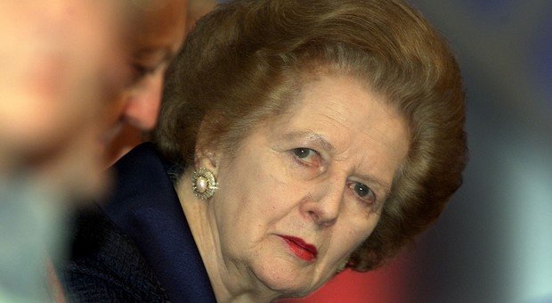 La femme que tu vois sur cette photo, c'est Margaret Thatcher. Cette femme politique britannique a profondément marqué la société et la politique de Grande-Bretagne. (© AFP)