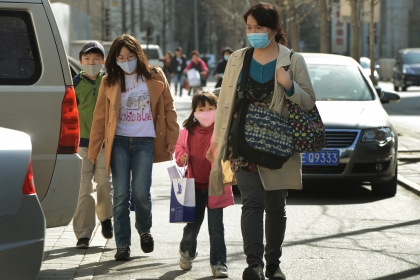 La pollution en Chine.