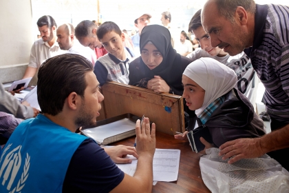 Réfugiés syriens en Egypte.