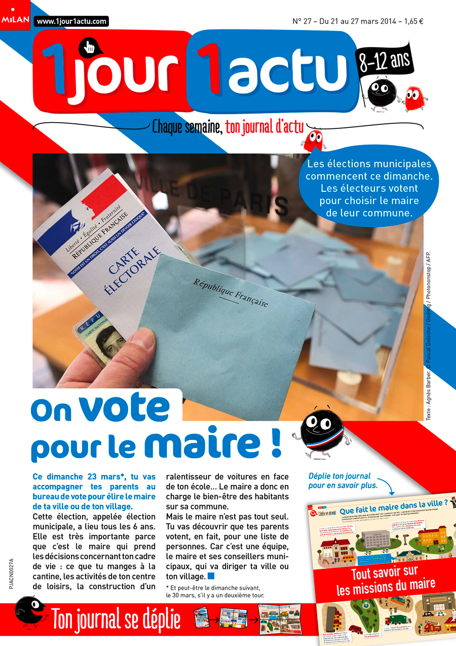 couv 1jour1actu 27 Maire