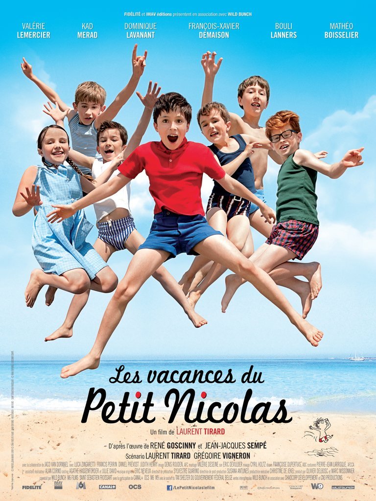 L'affiche du film "Les Vacances du Petit Nicolas", en salle le 9 juillet 2014 (© D.R.)