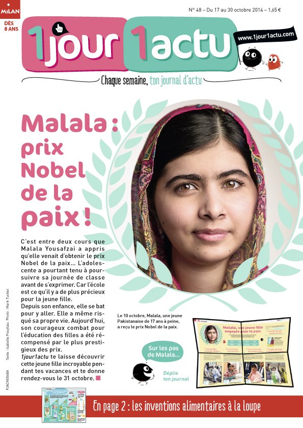 couv 1jour1actu 48 Malala