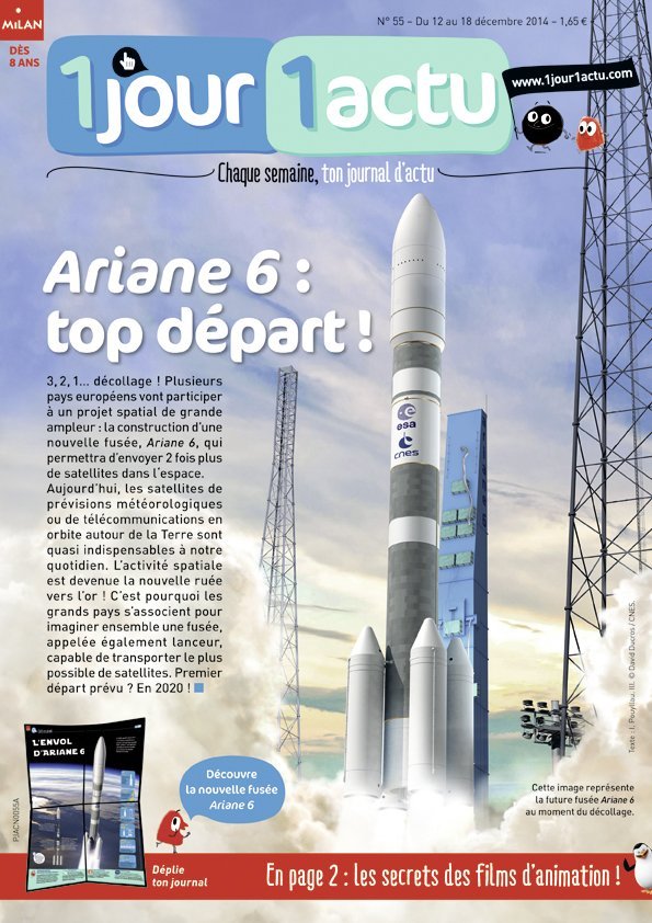 couv 1jour1actu 55 Ariane 6