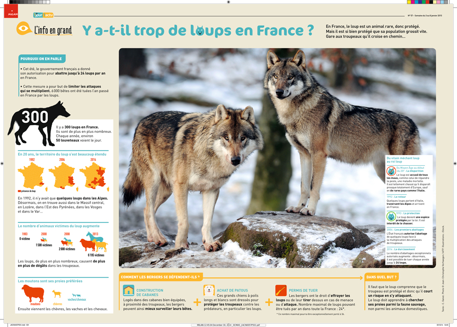 Poster 1jour1actu 57 Loups