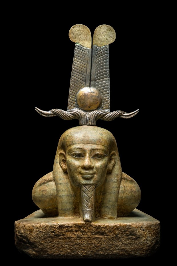 Statue en pierre d'Osiris