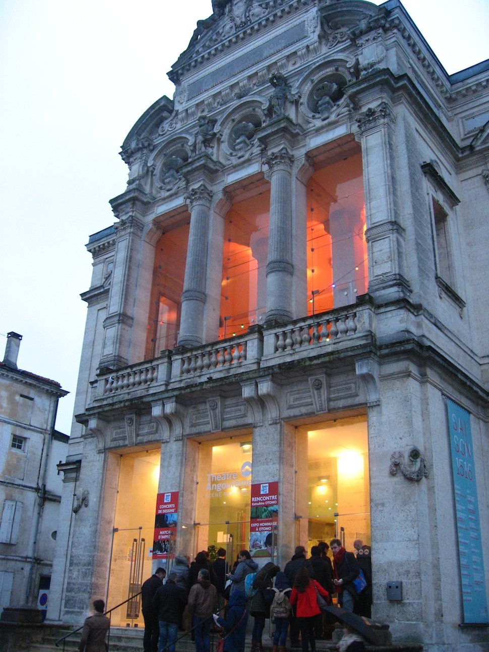 Le Théâtre d'Angoulême. © Isabelle Pouyllau
