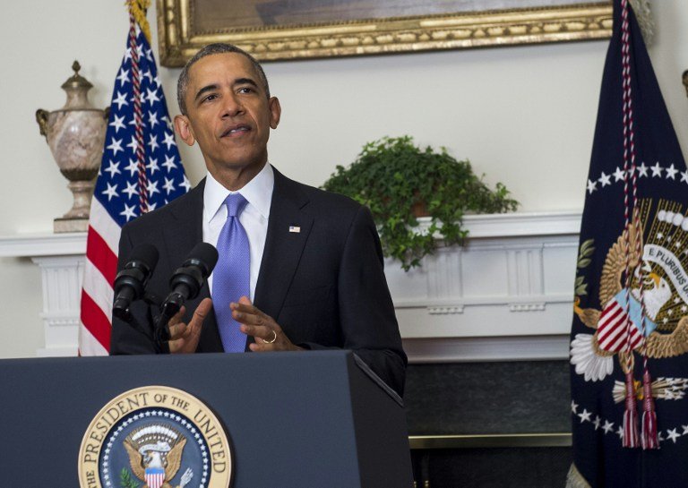 Barack Obama est le premier président noir des États-Unis. © Saul Loeb / AFP