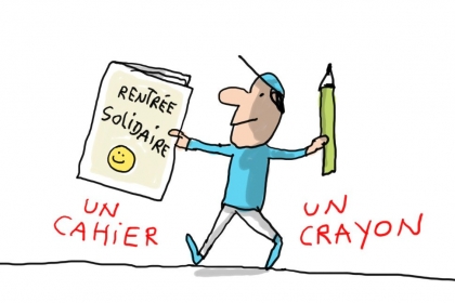 Un cahier un crayon