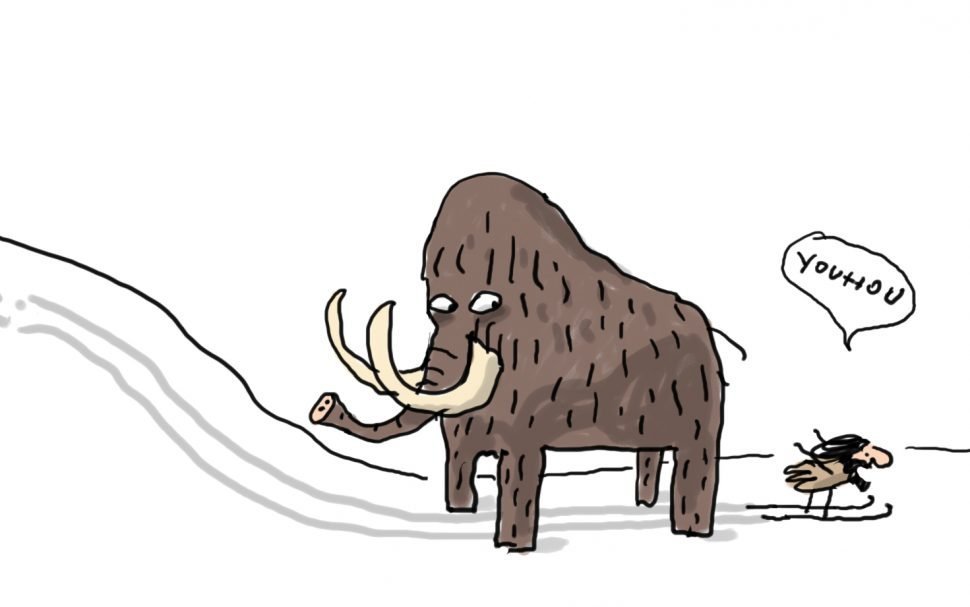 Ski à l'époque préhistorique