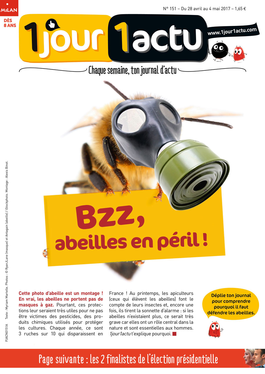 couv 1jour1actu 151 Abeilles