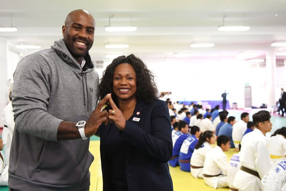 Laura Flessel Teddy Riner