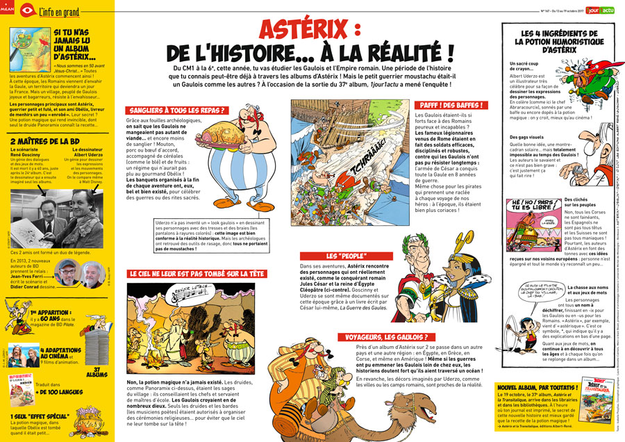 Poster 1jour1actu 167 Asterix