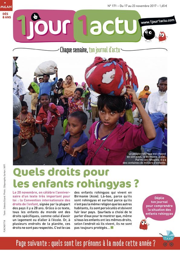 Couv 1jour1actu 171 ROHINGYAS