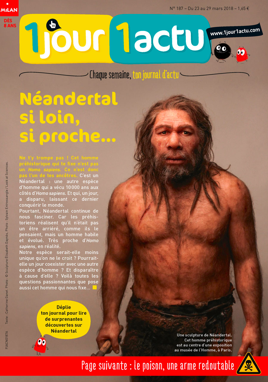 Couv 1jour1actu 187 NEANDERTAL