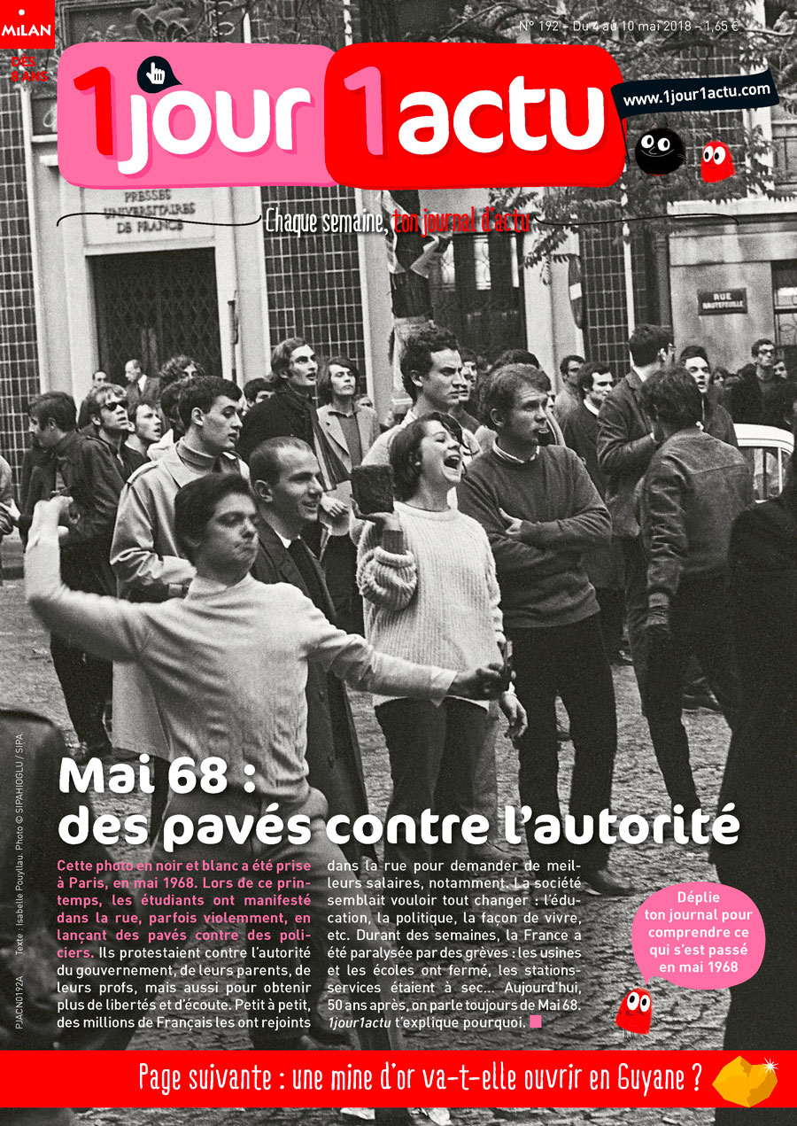 Couv 1jour1actu 192 Mai 68