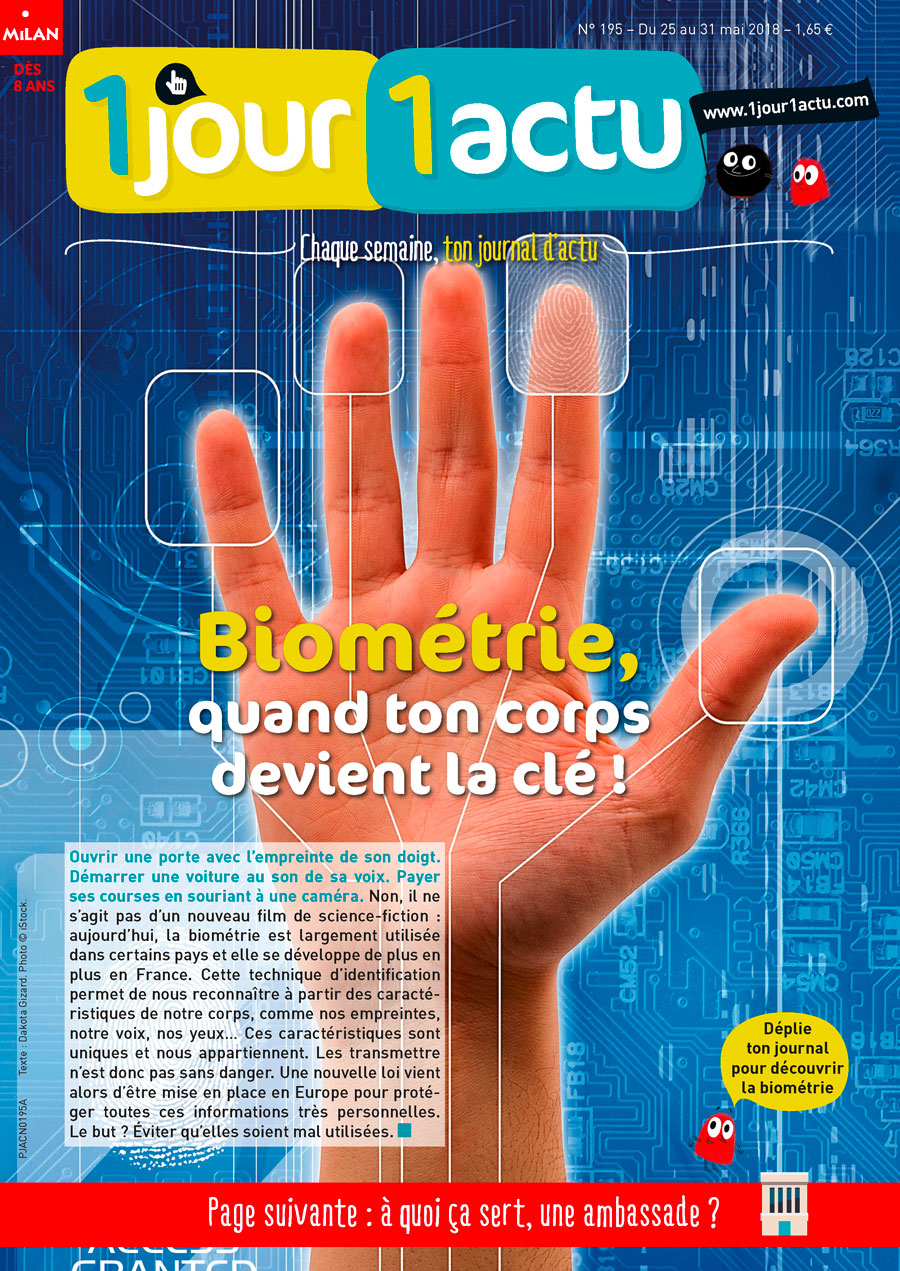 Couv 1jour1actu 195 Biométrie