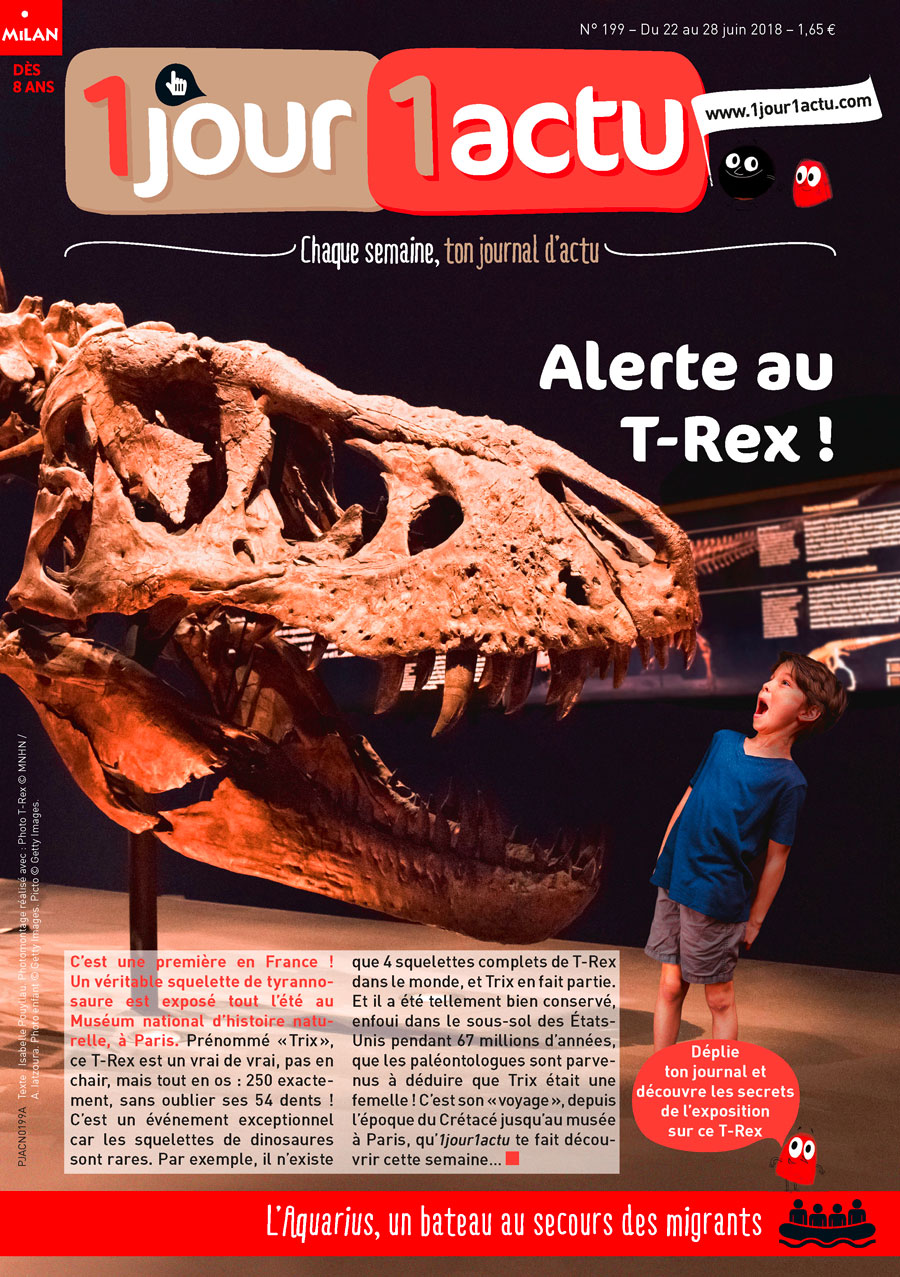 Couv 1jour1actu 199 T Rex