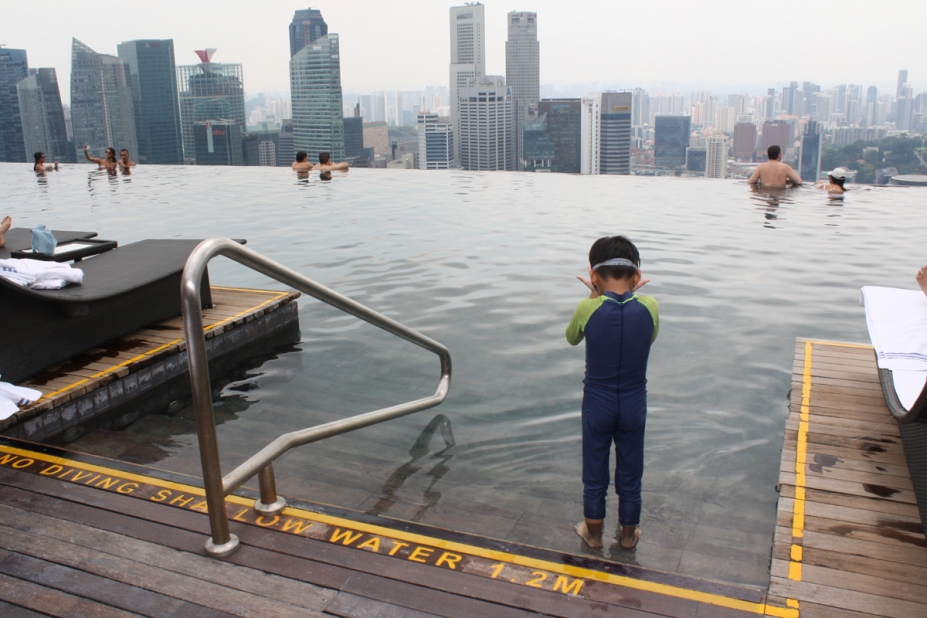 La piscine la plus haute du monde à Singapour