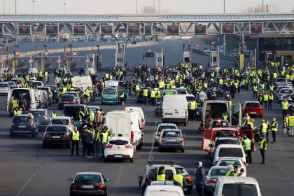 Manifestation gilet jaune