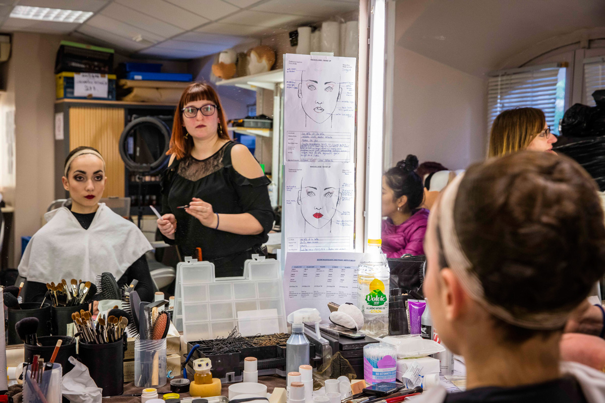 maquillage théâtre du Capitole