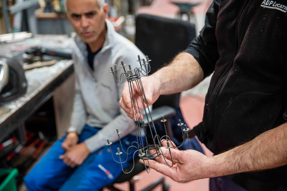 l'atelier serrurerie du théâtre