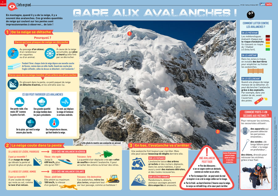 Poster 1jour1actu 222 Avalanches