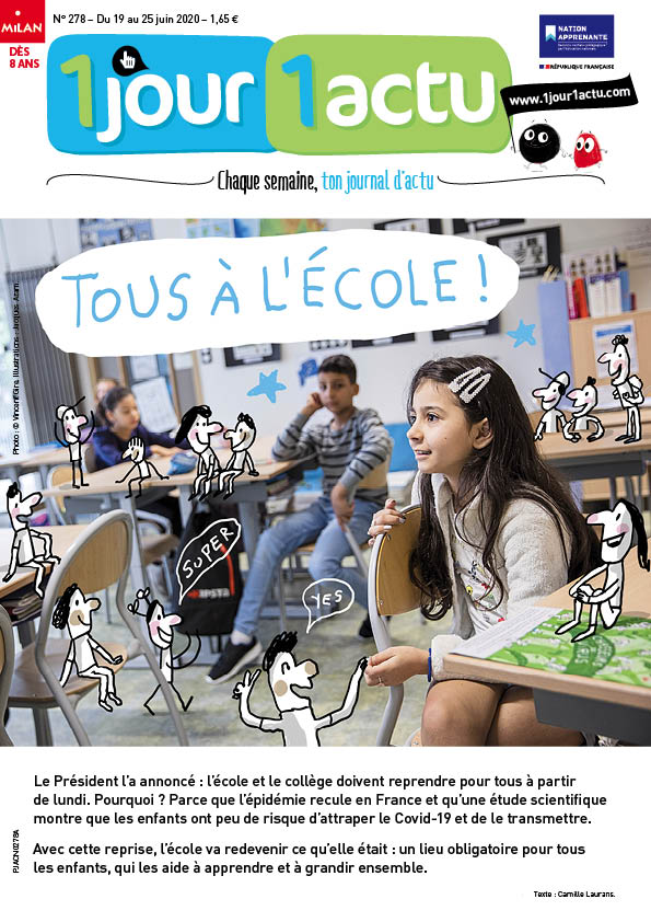 Couverture 1jour1actu 278 école