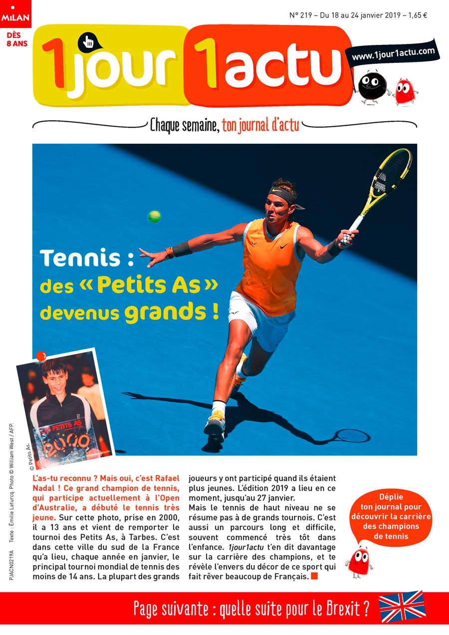 Couv 1jour1actu 219 Tennis