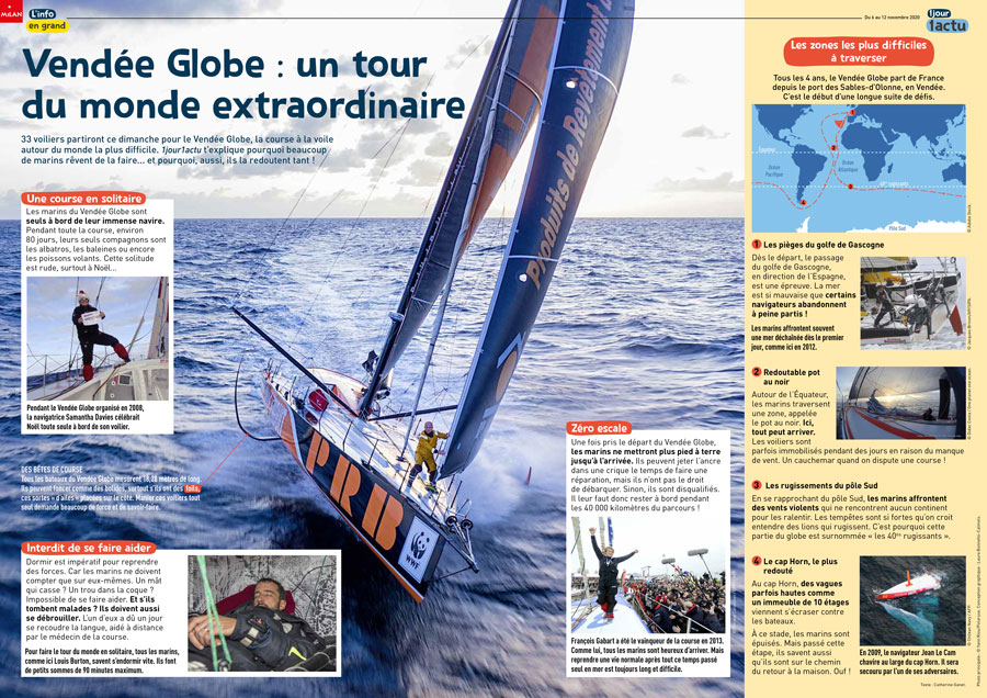 Poster 1jour1actu 290 Vendée Globe