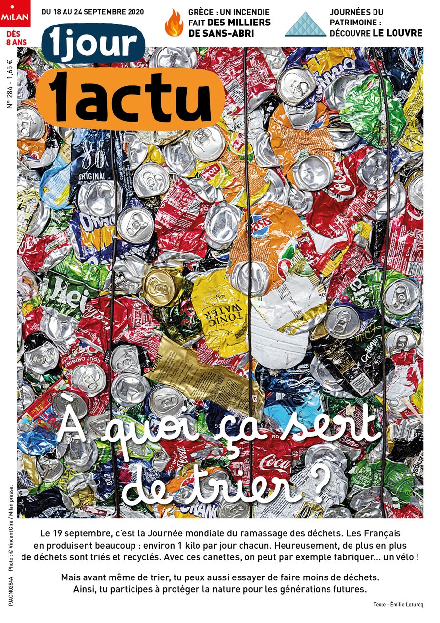 Couverture 1jour1actu 284 tri déchets