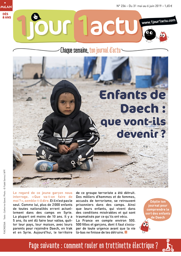 Couv 1jour1actu 236 Enfants Daech