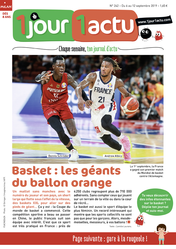 Couv 1jour1actu 242 Basket