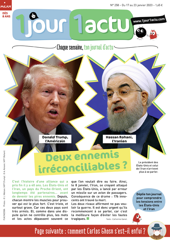 Couv 1jour1actu 258 Iran USA