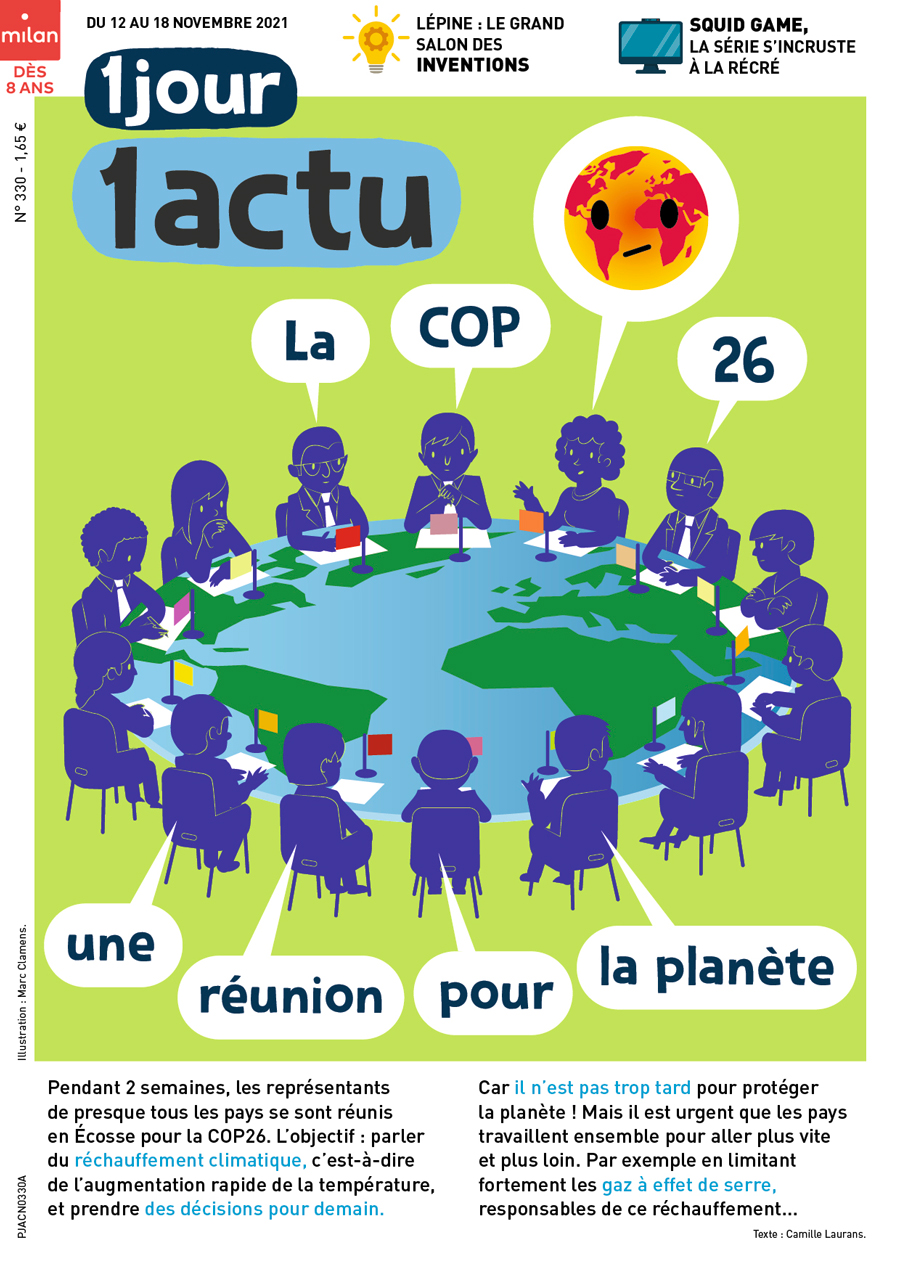 Couv 1jour1actu 330 COP26