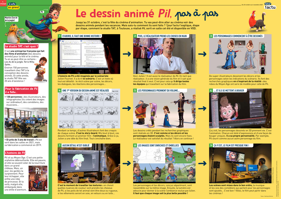 Poster 1jour1actu 328 Dessin animé PIL