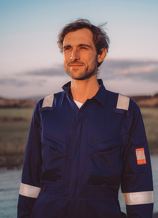 Portrait de Vincent Farret d’Astiès, patron de l’entreprise Zephalto.