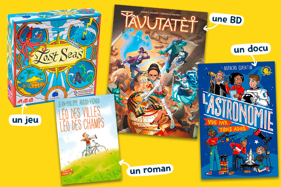 Des livres, un jeu… et de l'aventure !