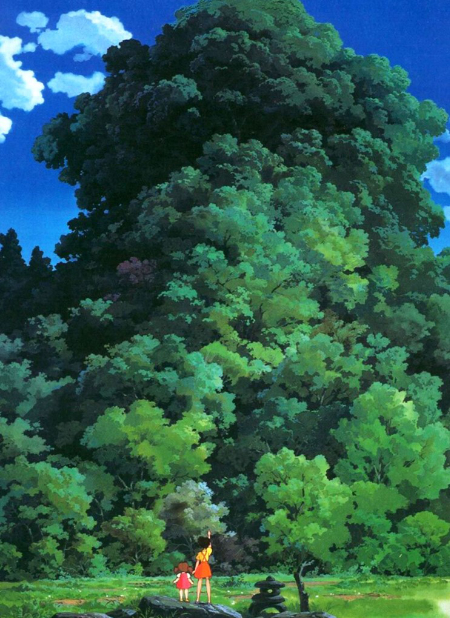 forêt de Mon voisin Totoro