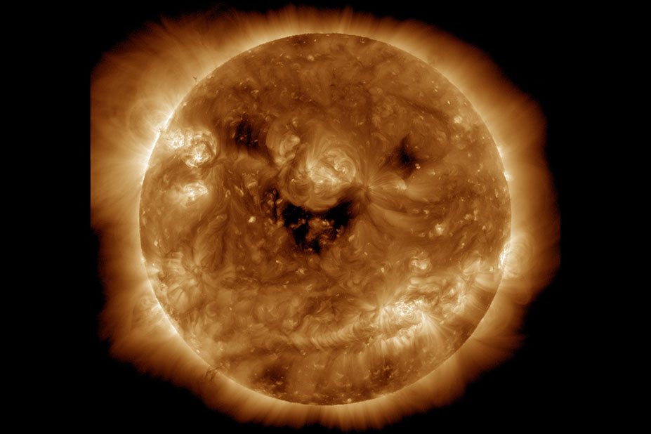 photo du soleil NASA SDO