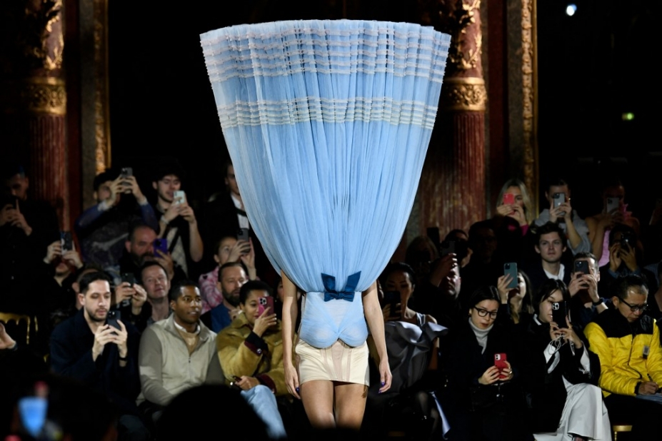 L'une des créations qui a le plus marqué le public lors de la Fashion Week 2023.