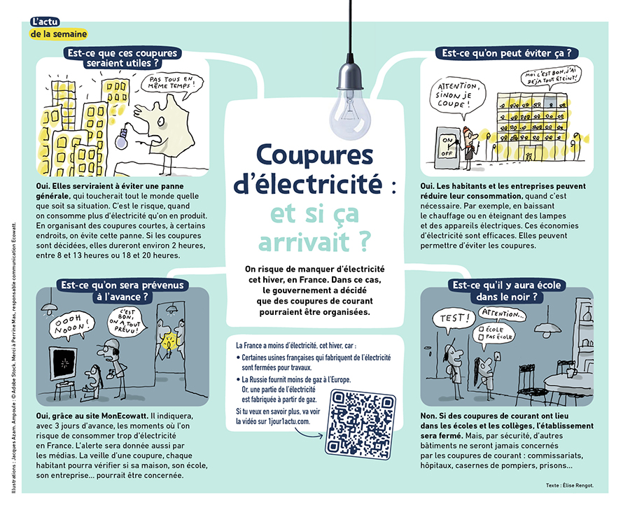 Coupures d'électricité : et si ça arrivait ?