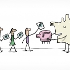 Des français paient leurs impôts