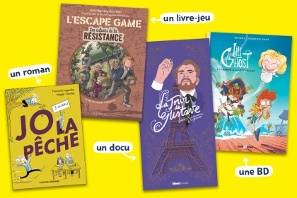 Couvertures des 4 livres.