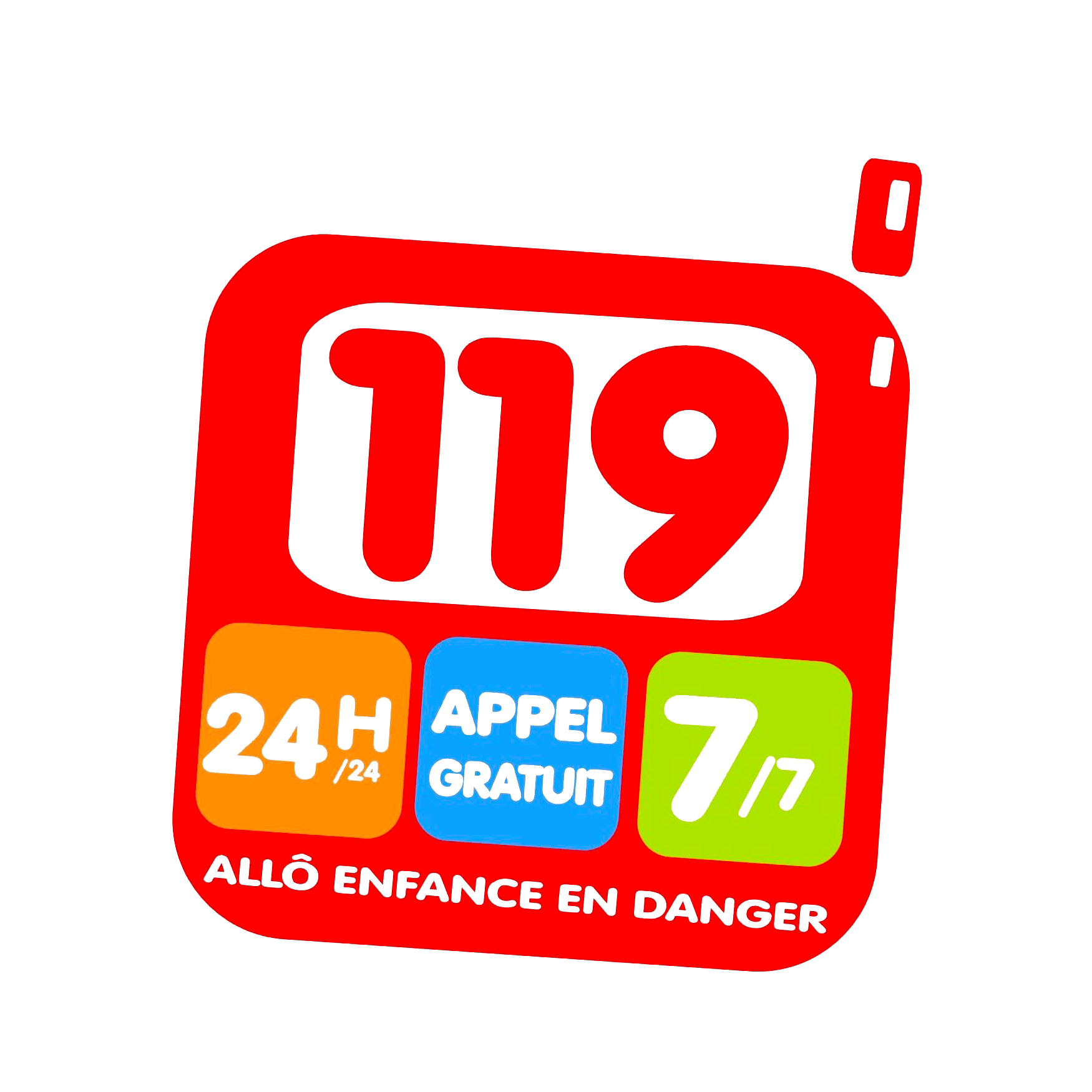 logo du 119 "Allô Enfance en danger" 
