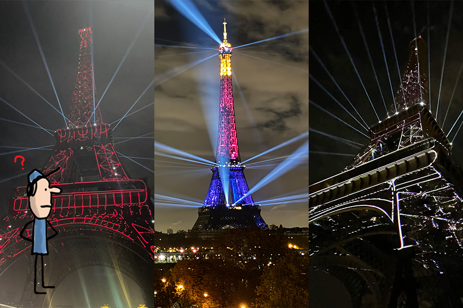 tour eiffel lumiere nuit