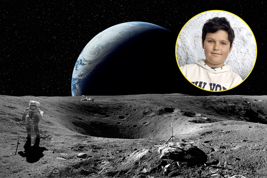 Armand, 11, talks about how he (almost) went to the moon!