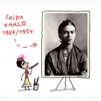 Portrait de l'artiste mexicaine Frida Kahlo, 1907-1954