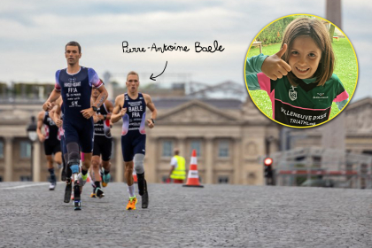 Pierre-Antoine Baele s'entraîne avant les Jeux paralympiques de Paris.